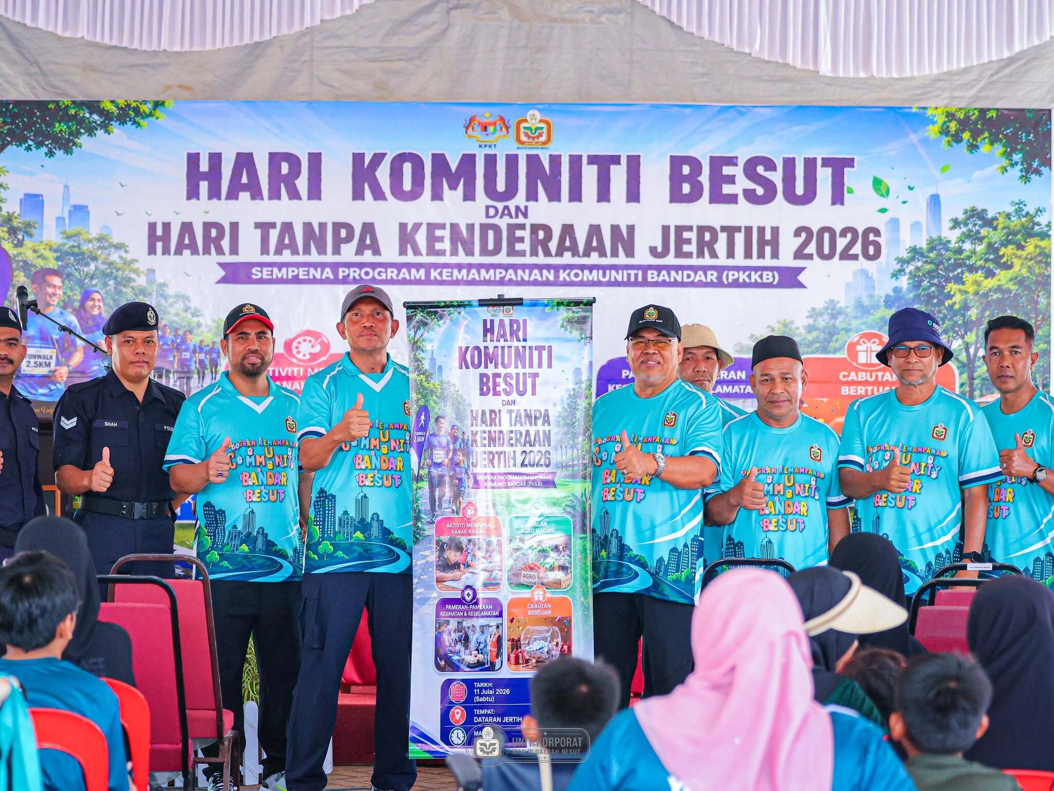 PROGRAM KEMAMPANAN KOMUNITI BANDAR (PKKB): HARI KOMUNITI BESUT & HARI TANPA KENDERAAN JERTIH 2026 - 11 JULAI 2026 (SABTU)